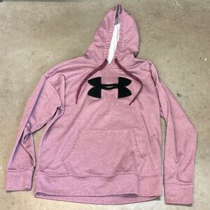 Under Armour Purple Hoodie with Black Logo
